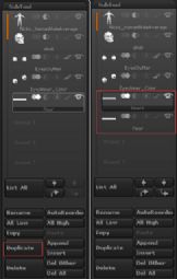 ZbrushΏ(f)SubTool